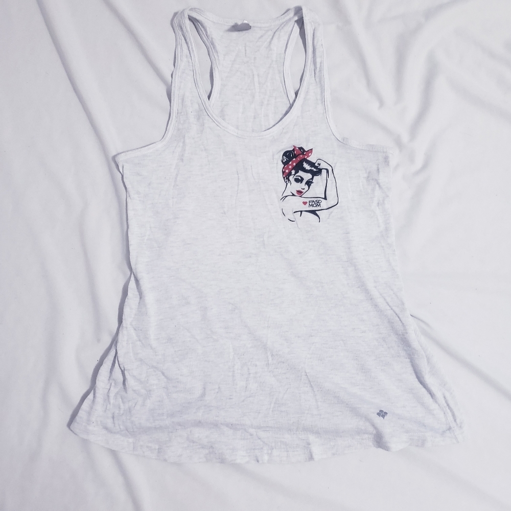 ✨2FOR15$✨Koi FASD Mom Muscle tee